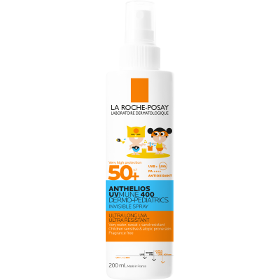 LRP Anthelios UVMUNE 400 lasten aurinkosuojasuihke SPF50+ 200 ml